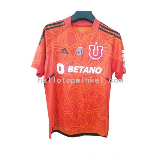 Universidad de Chile Voetbalshirt Doelman Heren Thuis Tenue 2022-2023 Korte Mouw