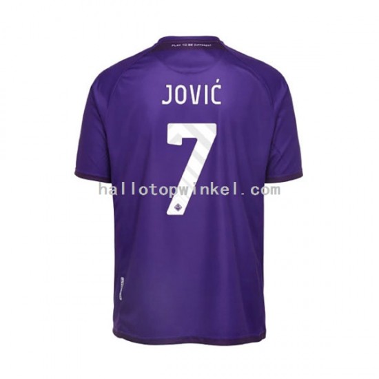 Fiorentina Voetbalshirt Jovic 7 Heren Thuis Tenue 2022-2023 Korte Mouw