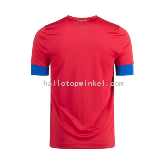 Costa Rica Voetbalshirt Heren Thuis Tenue WK 2022 Korte Mouw