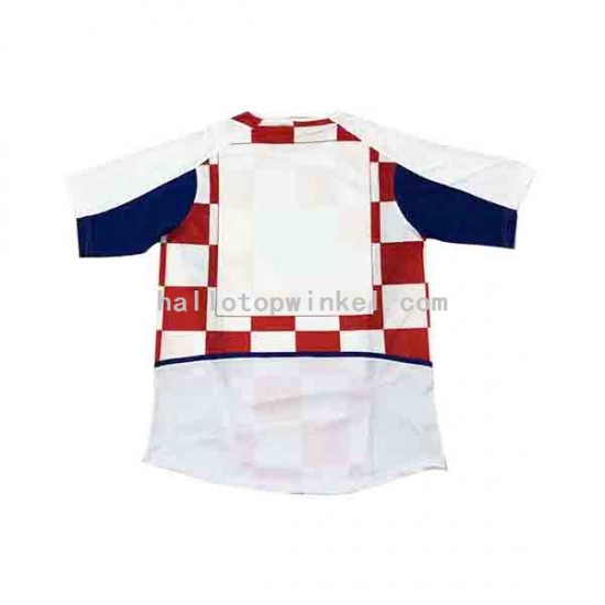 Kroatië Voetbalshirt 2002 Heren Thuis Tenue Korte Mouw