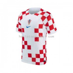 Kroatië Voetbalshirt Heren Thuis Tenue WK 2022 Korte Mouw