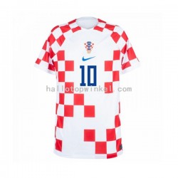 Kroatië Voetbalshirt Modrić 10 Heren Thuis Tenue WK 2022 Korte Mouw