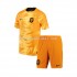 Nederland Voetbalshirt Kleuters/Kids Thuis Tenue WK 2022 Korte Mouw