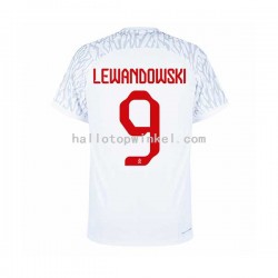 Polen Voetbalshirt Lewandowski 9 Heren Thuis Tenue WK 2022 Korte Mouw