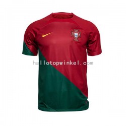 Portugal Voetbalshirt Heren Thuis Tenue WK 2022 Korte Mouw
