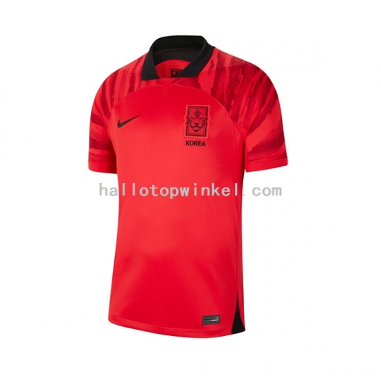 Zuid-Korea Voetbalshirt Heren Thuis Tenue WK 2022 Korte Mouw