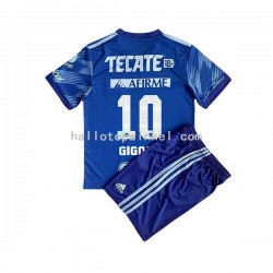 Tigres UANL Voetbalshirt André-Pierre Gignac 10 Kleuters/Kids Uit Tenue 2022-2023 Korte Mouw