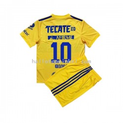 Tigres UANL Voetbalshirt André-Pierre Gignac 10 Kleuters/Kids Thuis Tenue 2022-2023 Korte Mouw