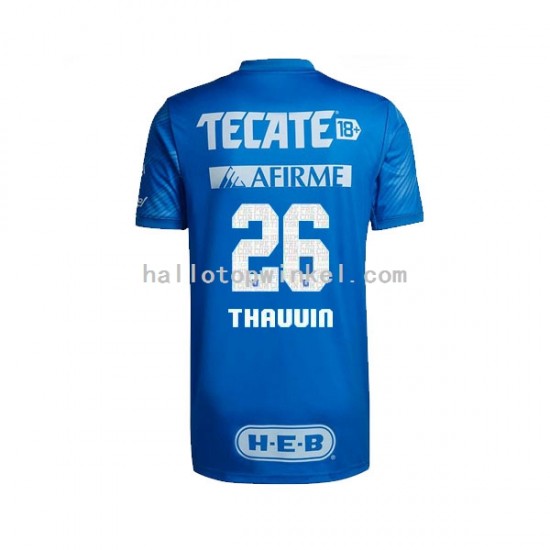 Tigres UANL Voetbalshirt Florian Thauvin 26 Heren Uit Tenue 2022-2023 Korte Mouw