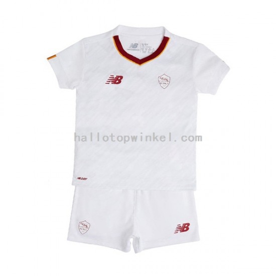 AS Roma Voetbalshirt Kleuters/Kids Uit Tenue 2022-2023 Korte Mouw