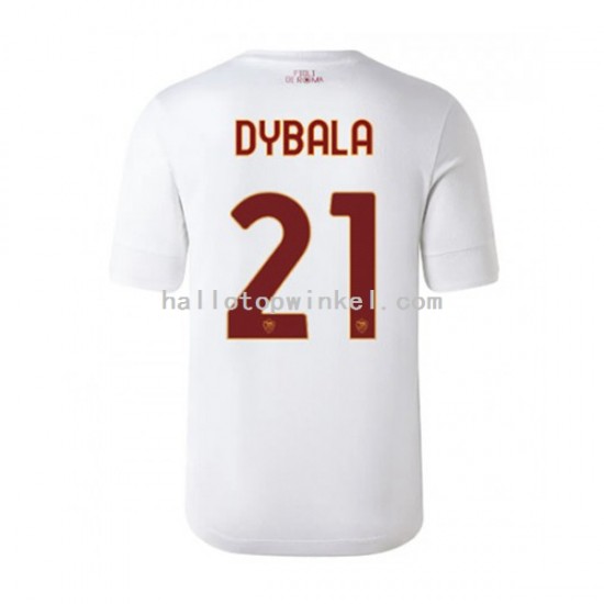 AS Roma Voetbalshirt Paulo Dybala 21 Heren Uit Tenue 2022-2023 Korte Mouw