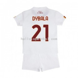 AS Roma Voetbalshirt Paulo Dybala 21 Kleuters/Kids Uit Tenue 2022-2023 Korte Mouw