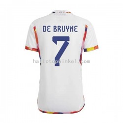 België Voetbalshirt De Bruyne 7 Heren Uit Tenue WK 2022 Korte Mouw
