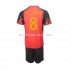 België Voetbalshirt Youri Tielemans 8 Kleuters/Kids Thuis Tenue WK 2022 Korte Mouw