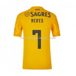 Benfica Voetbalshirt David Neres 7 Heren Uit Tenue 2022-2023 Korte Mouw