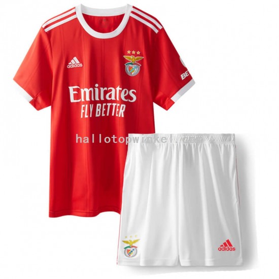 Benfica Voetbalshirt Kleuters/Kids Thuis Tenue 2022-2023 Korte Mouw