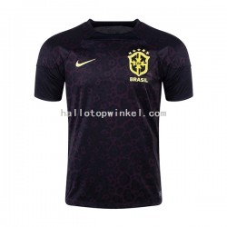 Brazilië Voetbalshirt Doelman Heren Thuis Tenue WK 2022 Korte Mouw