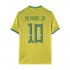 Brazilië Voetbalshirt Neymar JR 10 Heren Thuis Tenue WK 2022 Korte Mouw