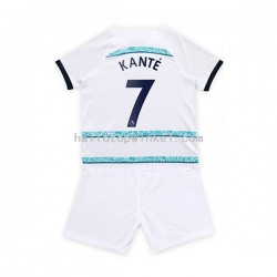 Chelsea Voetbalshirt Kante 7 Kleuters/Kids Uit Tenue 2022-2023 Korte Mouw