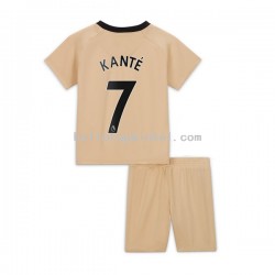 Chelsea Voetbalshirt Kante 7 Kleuters/Kids Derde Tenue 2022-2023 Korte Mouw