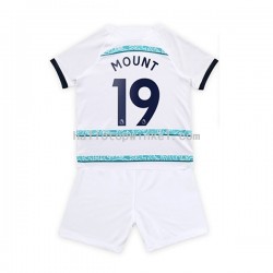 Chelsea Voetbalshirt Mount 19 Kleuters/Kids Uit Tenue 2022-2023 Korte Mouw