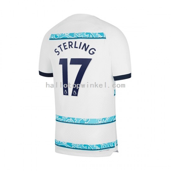Chelsea Voetbalshirt Sterling 17 Heren Uit Tenue 2022-2023 Korte Mouw