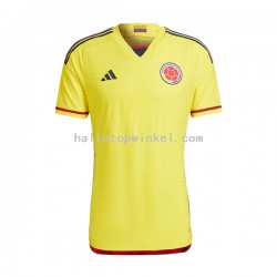Colombia Voetbalshirt Heren Thuis Tenue 2022-2023 Korte Mouw