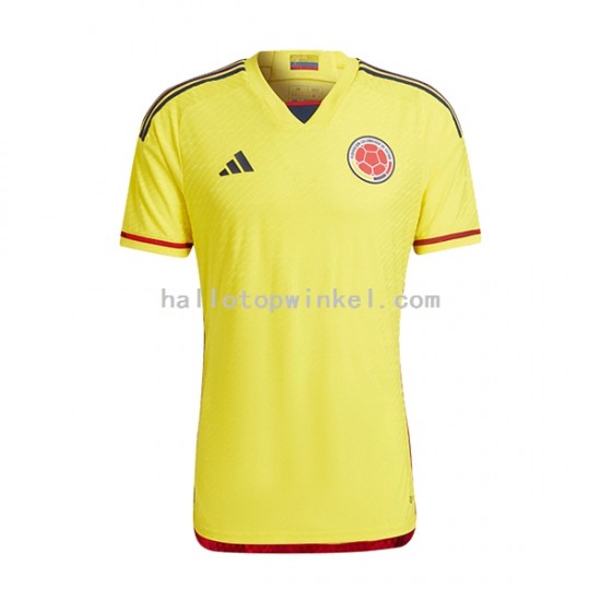 Colombia Voetbalshirt Heren Thuis Tenue 2022-2023 Korte Mouw