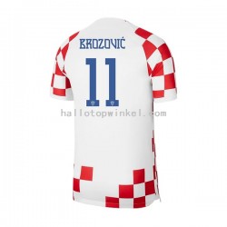 Kroatië Voetbalshirt Brozovic 11 Heren Thuis Tenue WK 2022 Korte Mouw