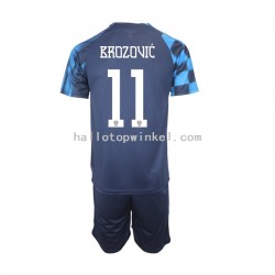 Kroatië Voetbalshirt Brozovic 11 Kleuters/Kids Uit Tenue WK 2022 Korte Mouw