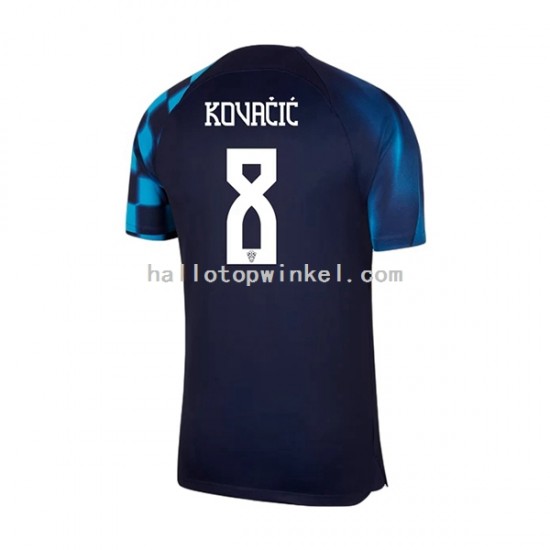 Kroatië Voetbalshirt Kovacic 8 Heren Uit Tenue WK 2022 Korte Mouw