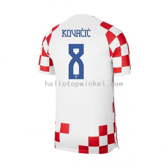 Kroatië Voetbalshirt Kovacic 8 Heren Thuis Tenue WK 2022 Korte Mouw