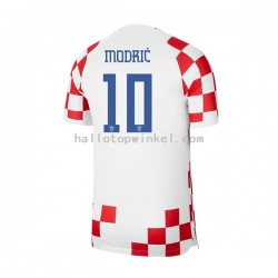 Kroatië Voetbalshirt Modrić 10 Heren Thuis Tenue WK 2022 Korte Mouw