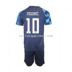 Kroatië Voetbalshirt Modrić 10 Kleuters/Kids Uit Tenue WK 2022 Korte Mouw