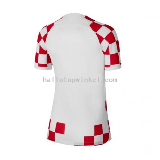 Kroatië Voetbalshirt Dames Thuis Tenue WK 2022 Korte Mouw