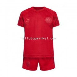 Denemarken Voetbalshirt Kleuters/Kids Thuis Tenue WK 2022 Korte Mouw