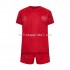 Denemarken Voetbalshirt Kleuters/Kids Thuis Tenue WK 2022 Korte Mouw