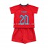 Engeland Voetbalshirt Foden 20 Kleuters/Kids Uit Tenue WK 2022 Korte Mouw