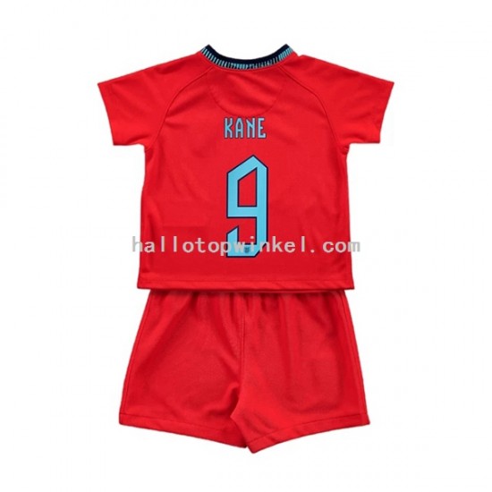 Engeland Voetbalshirt Kane 9 Kleuters/Kids Uit Tenue WK 2022 Korte Mouw
