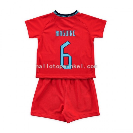 Engeland Voetbalshirt Maguire 6 Kleuters/Kids Uit Tenue WK 2022 Korte Mouw