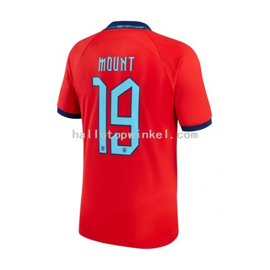 Engeland Voetbalshirt Mount 19 Heren Uit Tenue WK 2022 Korte Mouw
