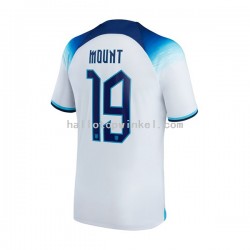 Engeland Voetbalshirt Mount 19 Heren Thuis Tenue WK 2022 Korte Mouw