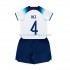 Engeland Voetbalshirt Rice 4 Kleuters/Kids Thuis Tenue WK 2022 Korte Mouw