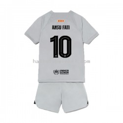 FC Barcelona Voetbalshirt Ansu Fat 10 Kleuters/Kids Derde Tenue 2022-2023 Korte Mouw