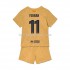 FC Barcelona Voetbalshirt Ferran Torres 11 Kleuters/Kids Uit Tenue 2022-2023 Korte Mouw