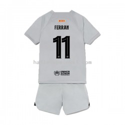 FC Barcelona Voetbalshirt Ferran Torres 11 Kleuters/Kids Derde Tenue 2022-2023 Korte Mouw