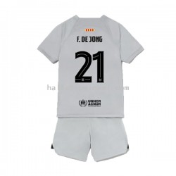FC Barcelona Voetbalshirt Frenkie de Jong 21 Kleuters/Kids Derde Tenue 2022-2023 Korte Mouw