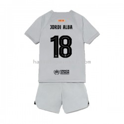 FC Barcelona Voetbalshirt Jordi Alba 18 Kleuters/Kids Derde Tenue 2022-2023 Korte Mouw