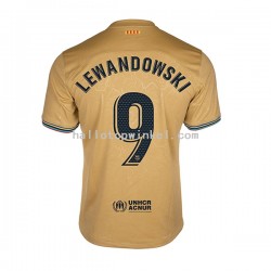 FC Barcelona Voetbalshirt Lewandowski 9 Heren Uit Tenue 2022-2023 Korte Mouw