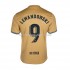 FC Barcelona Voetbalshirt Lewandowski 9 Heren Uit Tenue 2022-2023 Korte Mouw